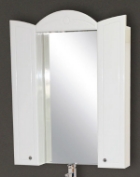 Зеркало Илона - 90 белая эмаль