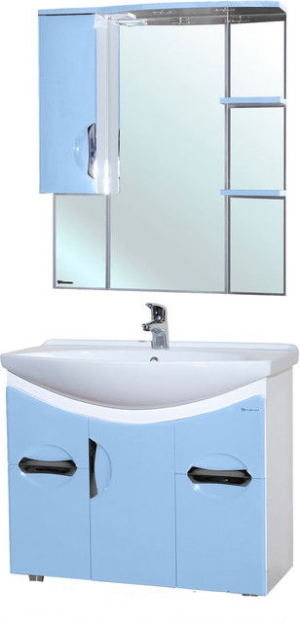 Мебель для ванной Лагуна - 85 голубая