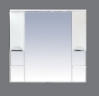 Зеркало София - 120 белая эмаль