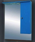 Зеркало-шкаф Стиль - 60 голубой