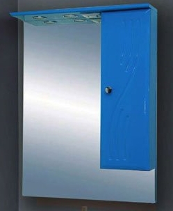 Зеркало-шкаф Стиль - 55 голубой