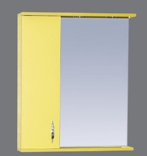 Зеркало-шкаф Стиль - 60 желтый