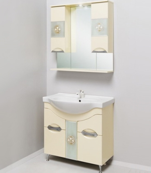 Мебель для ванной Onika  Флорена 80.13 кремовый цвет