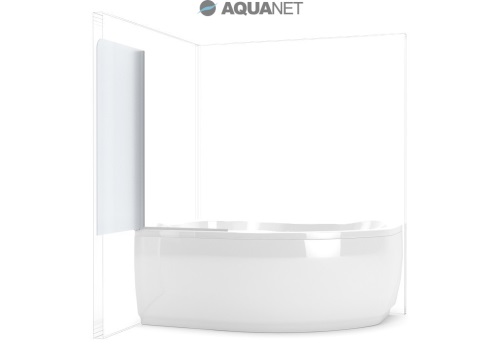 Шторка для ванны Aquanet AQ1 L 75*135, узорчатое стекло
