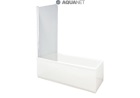 Шторка для ванны Aquanet AQ1 L 75*135, узорчатое стекло