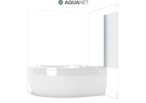 Шторка для ванны Aquanet AQ1 R 75*135, узорчатое стекло