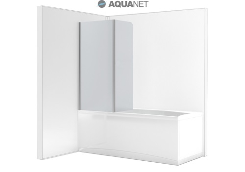 Шторка для ванны Aquanet AQ4 L 120*140, узорчатое стекло