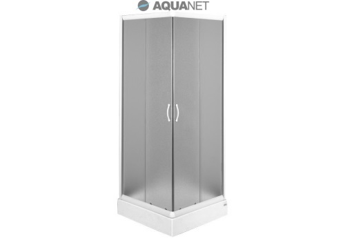 Душевой уголок Aquanet AQ8 80*80 квадратный, узорчатое стекло