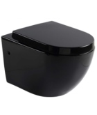 Подвесной безободковый унитаз SPA Cerutti B- 2376-3 Black