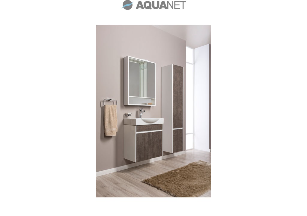 Комплект мебели Aquanet Коста 76 белый/дуб антик