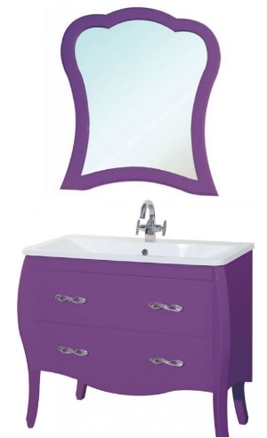 Мебель для ванной Грация - 80 фиолетовая