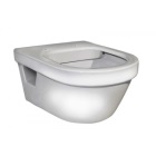 Безободковый подвесной унитаз Hygienic Flush WWS сиденье с микролифтом