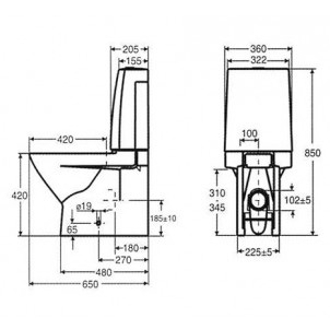 Унитаз-компакт IDO Seven D Image 3621401101