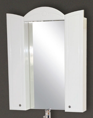 Зеркало Илона - 80 белая эмаль