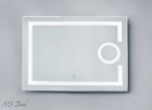 Зеркало для ванной NSM-506 с Led подсветкой сенсор+ косметическое зеркало