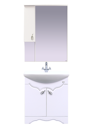 Мебель для ванной Неаполь- 65 белая эмаль