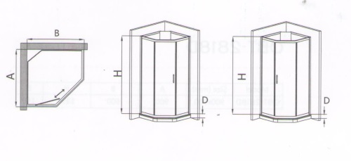 Душевая кабина RGW 2819 90*90*207