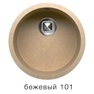 Мойка Tolero R-104 бежевый 101