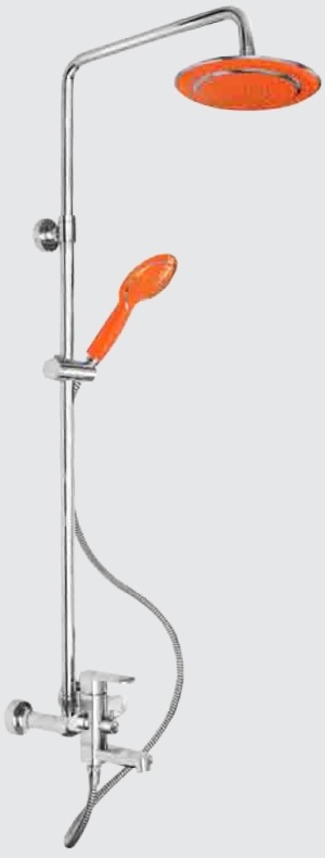 Душевой релинг KAISER SX2060-3 хром-оранжевый 