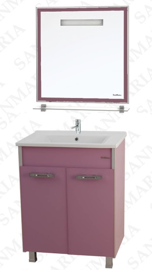 Мебель для ванной комплект Флоренция 85 фиолетовый