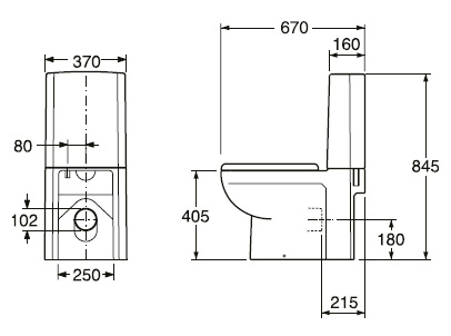 Унитаз-компакт Gustavsberg ARTIC 4310