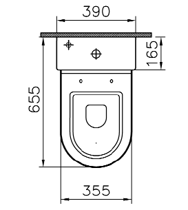 Унитаз Vitra S50  9736B003-1162