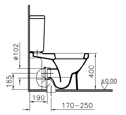 Унитаз Vitra S50  9736B003-1162